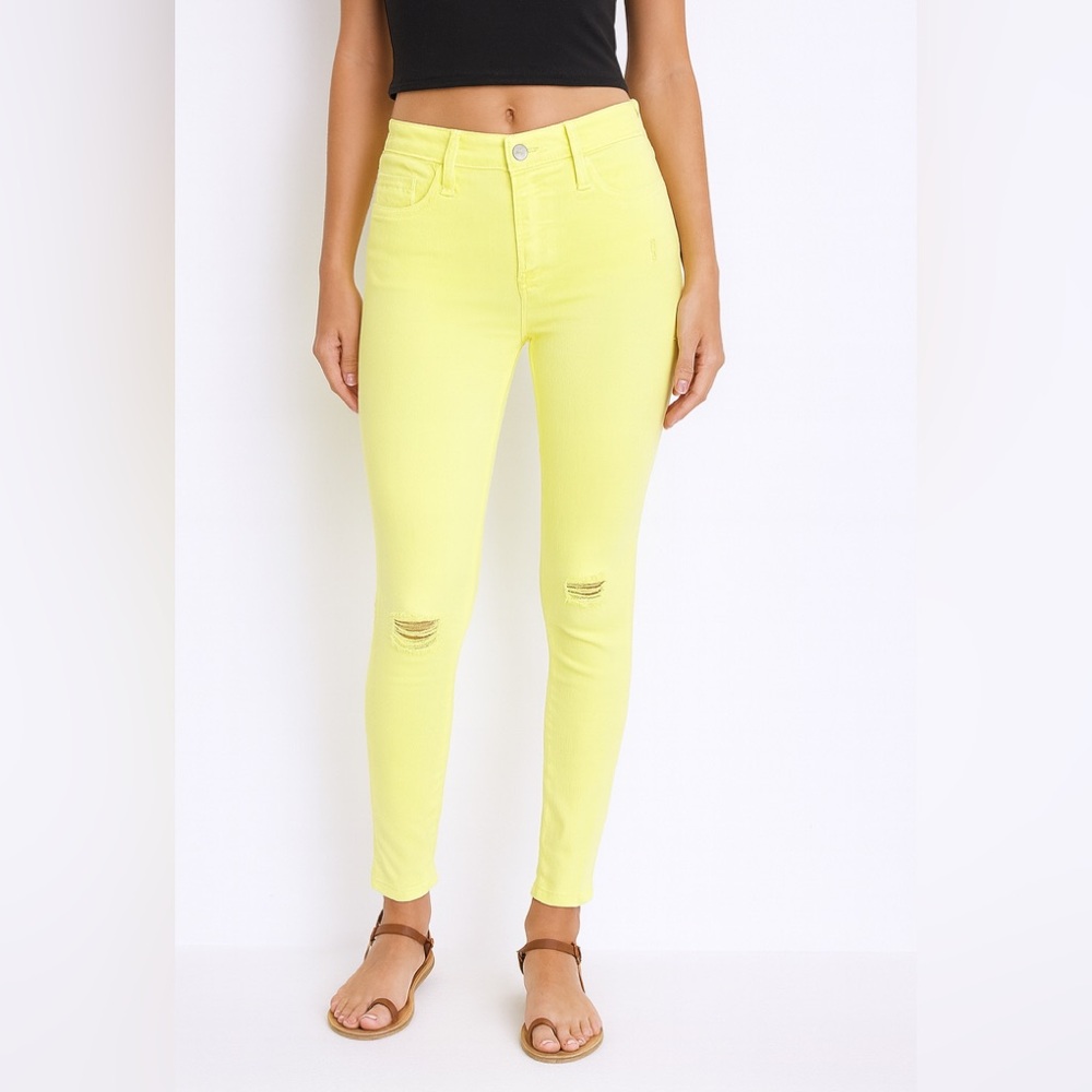 NWT FLYING MONKEY Stretch Skinny Full Length Mid Rise Distressed Women's Jeans